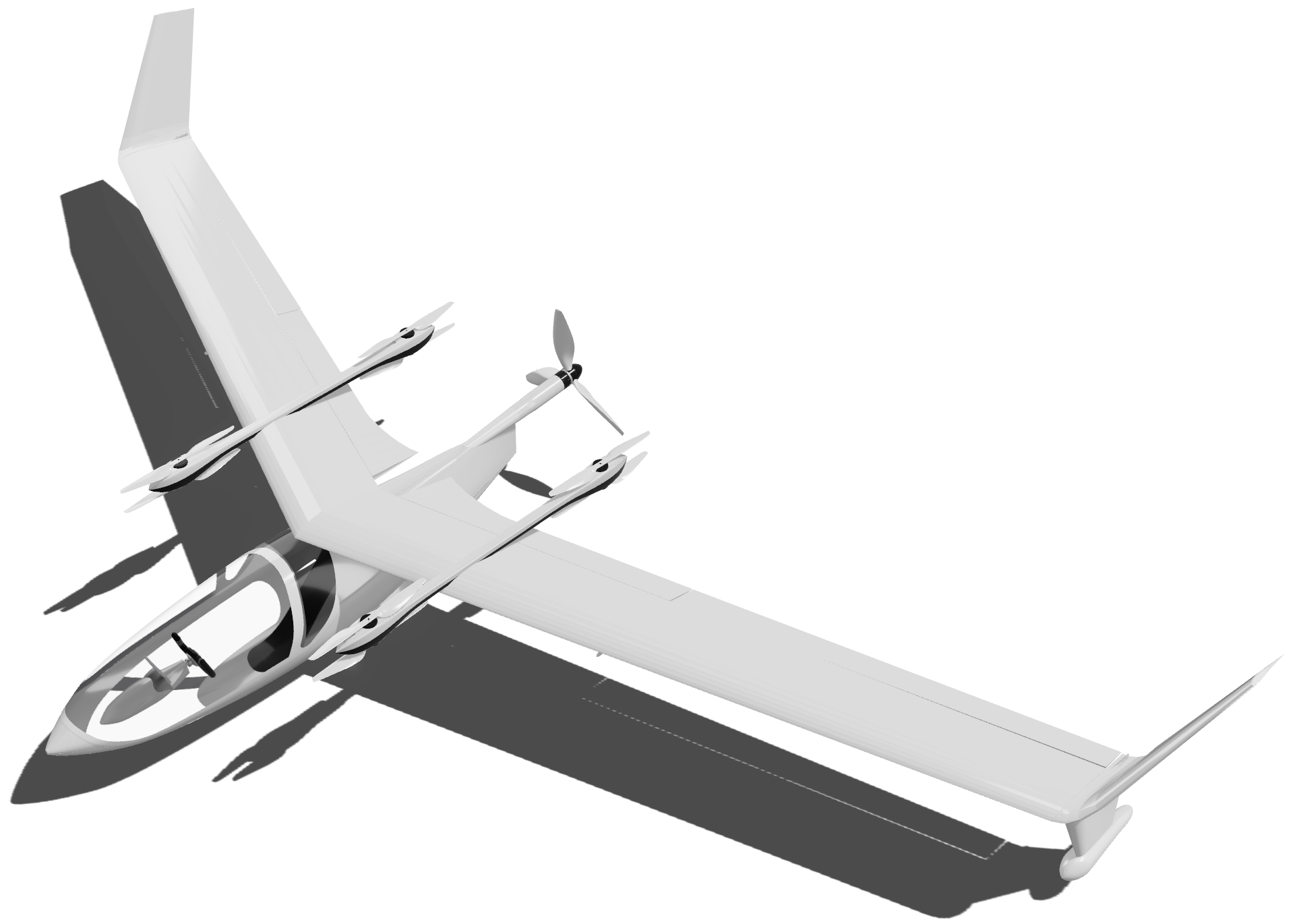 Laminar Vector aircraft rendering